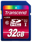 Карта памяти Transcend SDHC Ultimate 600X Class 10 UHS-I U1 (90/45MB/s) 32GB - фото